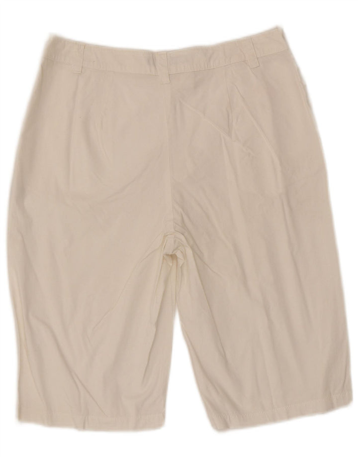 Shorts Chino Feminino Vintage IT 44 Médio W30 Branco