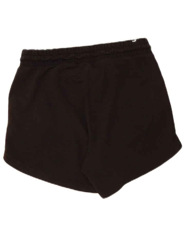 Shorts esportivos femininos Puma UK 14 grandes pretos