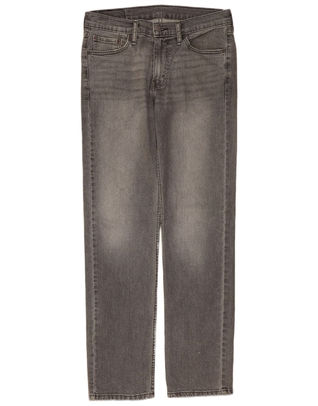 Calça jeans masculina Levi's 514 Straight tamanho 30 W30 L32 algodão cinza