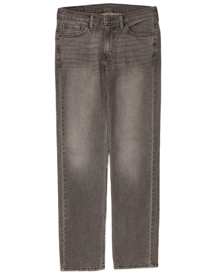 Calça jeans masculina Levi's 514 Straight tamanho 30 W30 L32 algodão cinza