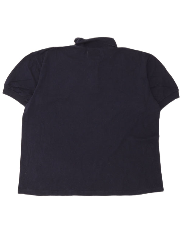 Camisa polo masculina Dack XL azul marinho algodão