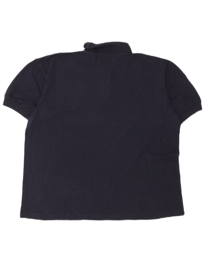 Camisa polo masculina Dack XL azul marinho algodão