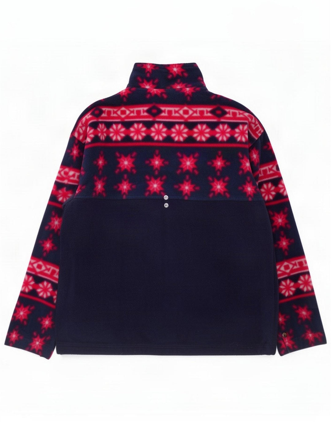 Jaqueta de lã feminina Bailo UK 16 grande azul Fair Isle poliéster
