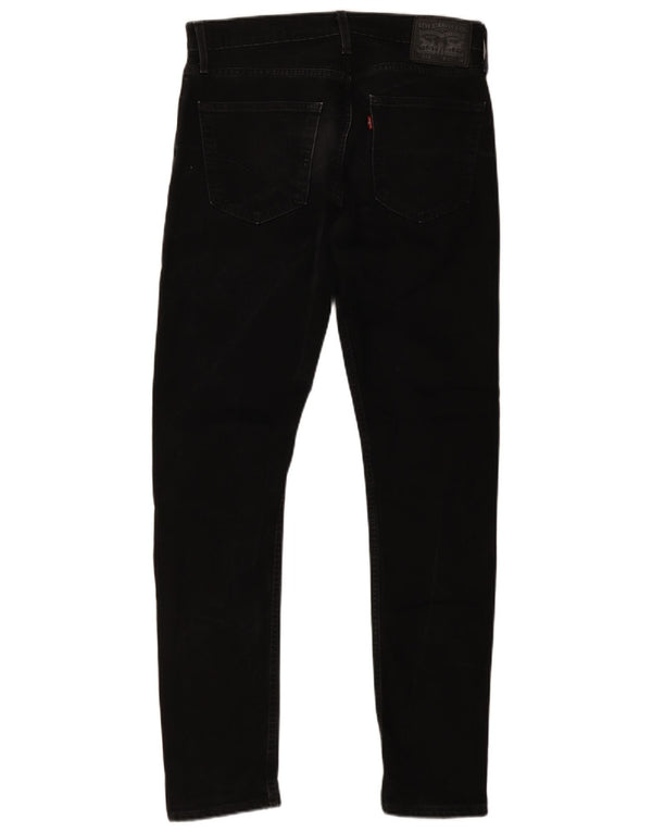 Calça jeans masculina Levi's 512 Slim Tapered W32 L34 algodão preto