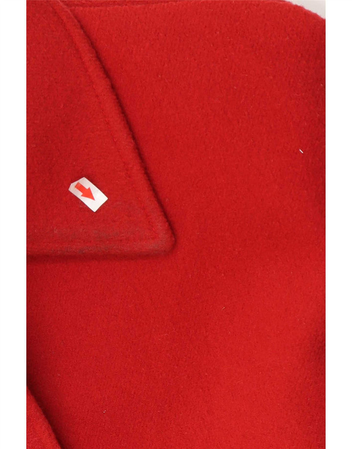 Sobretudo feminino vintage Batwing Reino Unido 16 grande vermelho