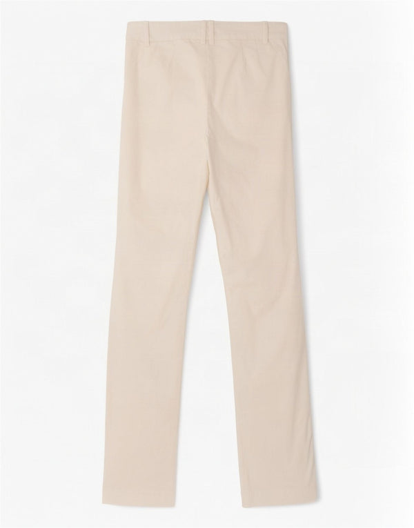 Zara Womens Straight Chino Trousers EU 36 XS W26 L32 White