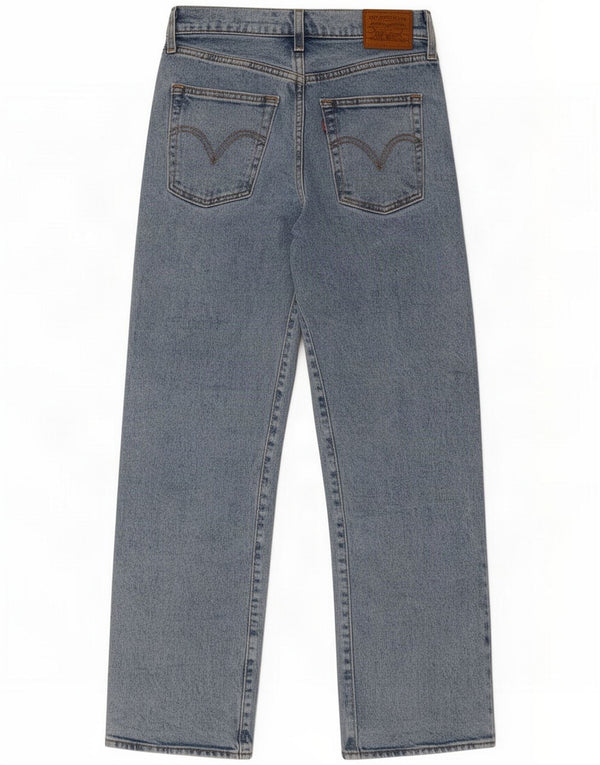 Levi's Womens Ribcage Straight Jeans W26 L27 Azul