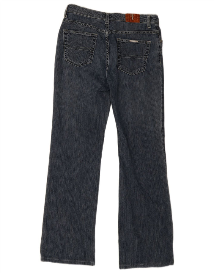 Jeans femininos TRUSSARDI Bootcut W27 L29 algodão azul