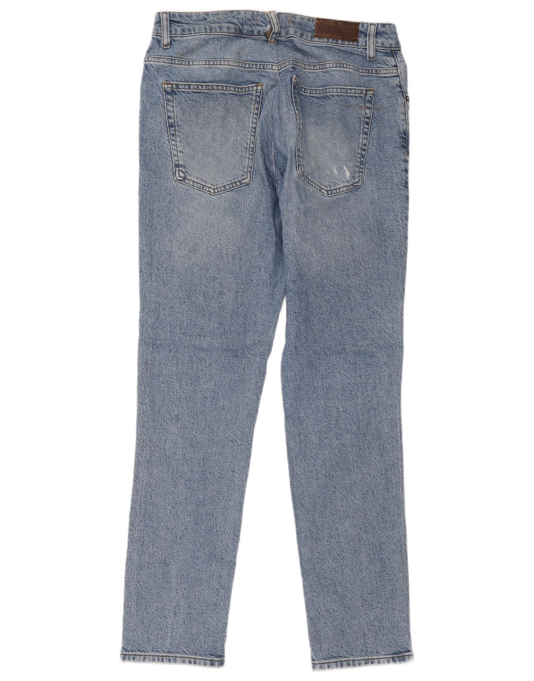 Reiss Jeans masculino desgastado slim W32 L30 algodão azul