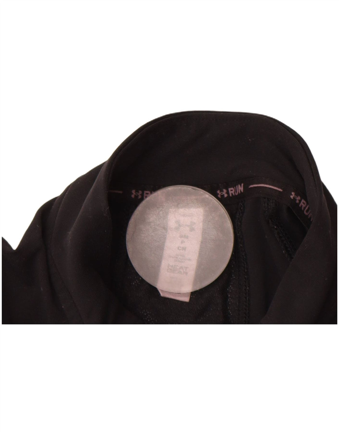 Under Armour Womens Heat Gear Top Manga Longa Reino Unido 10 Pequeno Elastômero Preto