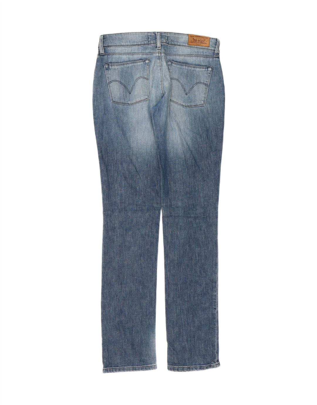 LEVI'S Feminino 571 Slim Jeans W31 L34 Azul Algodão