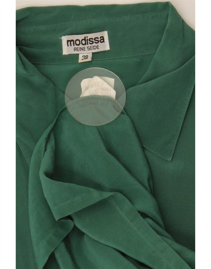 Blusa feminina Reine Seide EU 38 seda verde médio