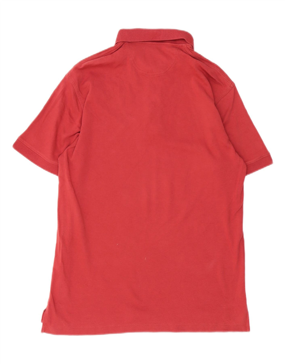 Camisa polo masculina Eddie Bauer de algodão vermelho médio