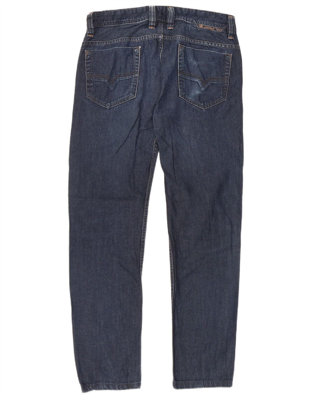 Diesel Mens Slim Jeans W30 L30 Azul Marinho Algodão