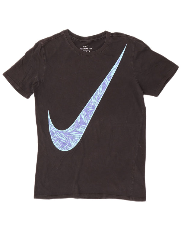 Camiseta Nike Masculina Athletic Cut Graphic Top Pequeno Algodão Preto