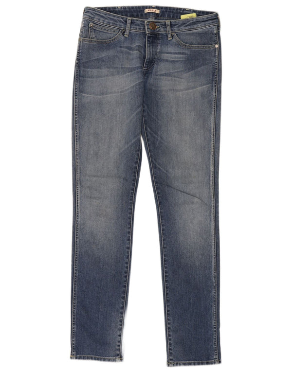 Wrangler feminino Molly Slim Jeans W29 L32 azul algodão