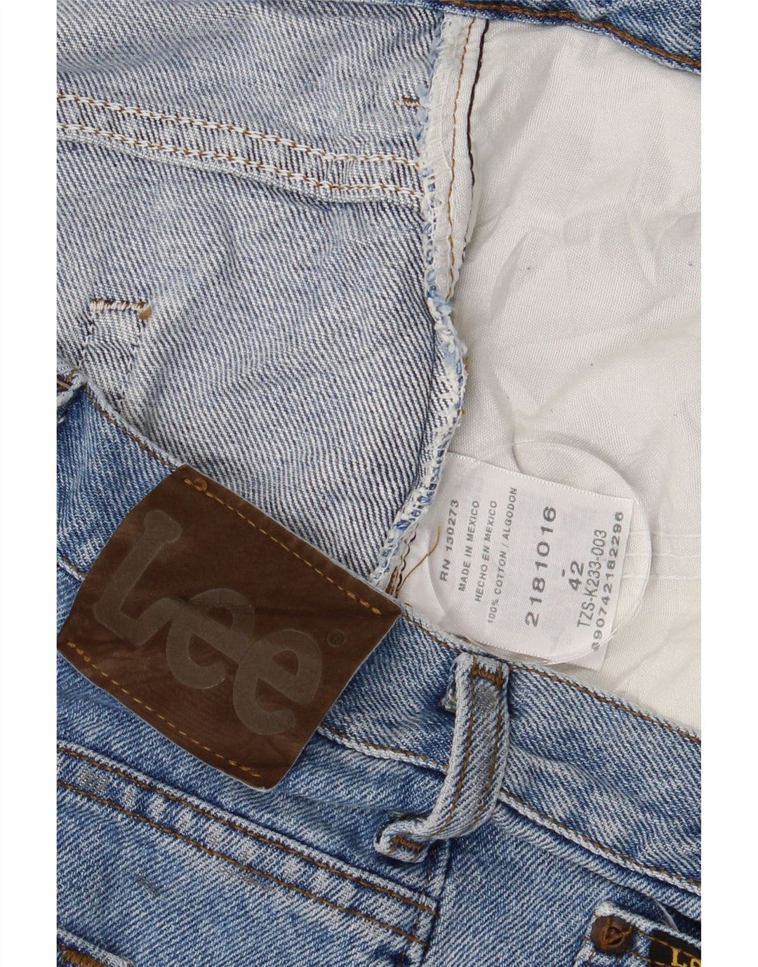 LEE Mens Denim Shorts W42 2XL Blue Cotton Vintage Lee and Second-Hand Lee from Messina Hembry 