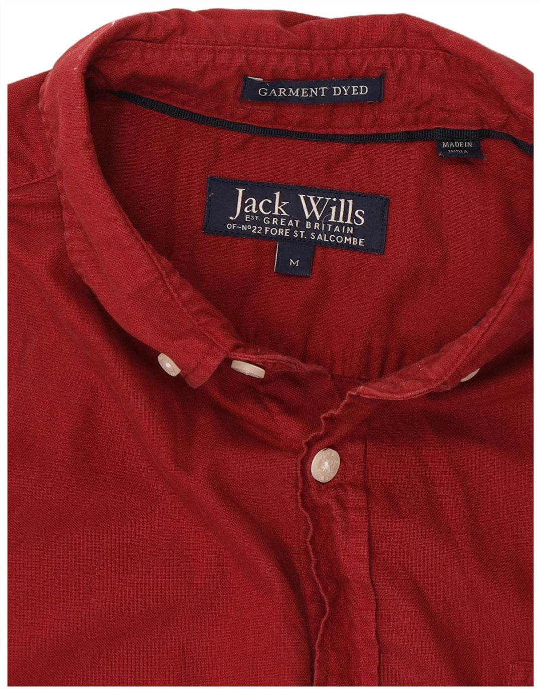 Camisa masculina Jack Wills vermelho médio
