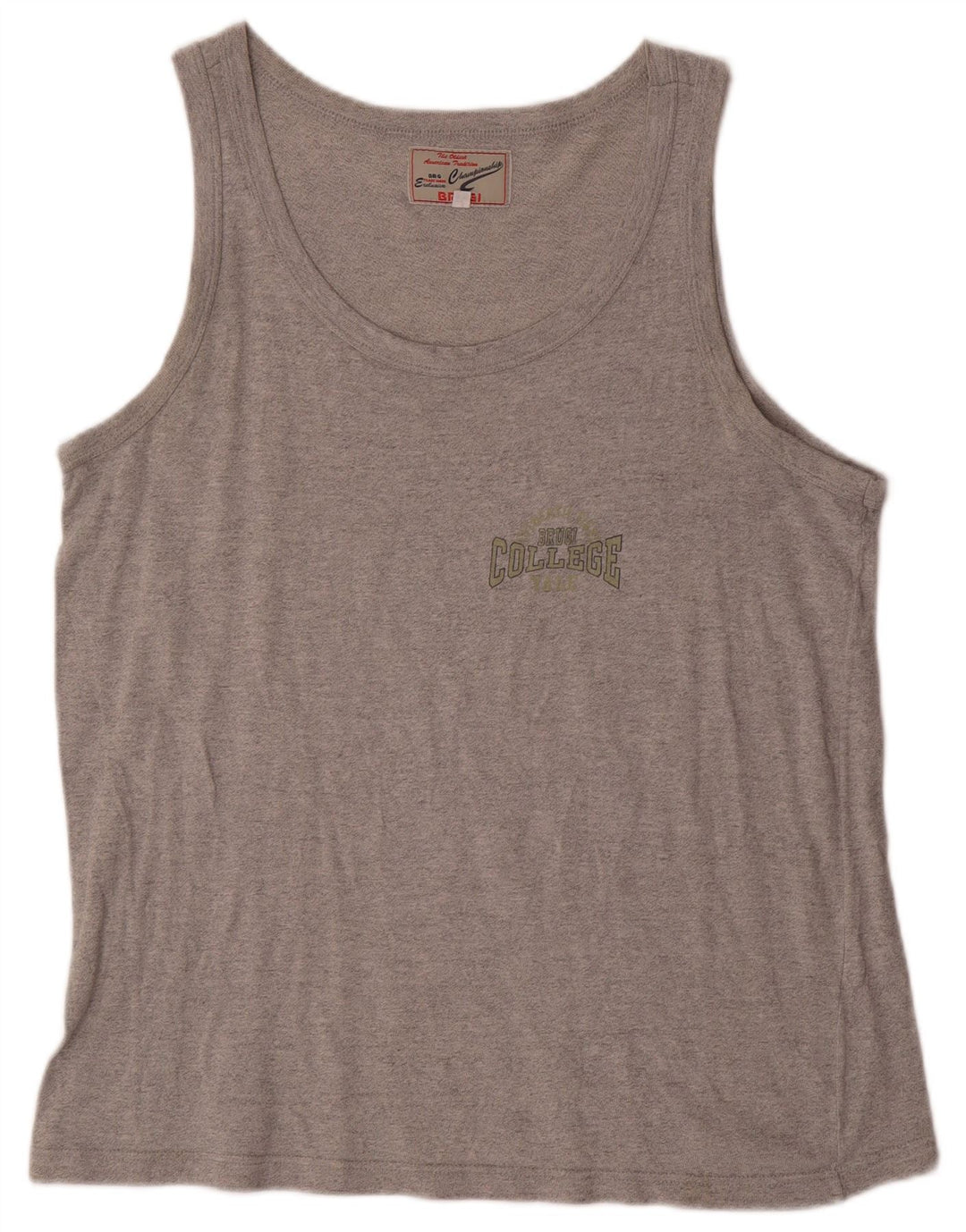 Blusa masculina Brugi de algodão cinza grande