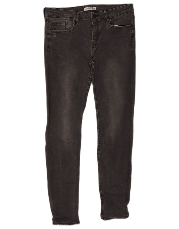 Zara Jeans Skinny Feminino EU 38 Pequeno W28 L27 Cinza