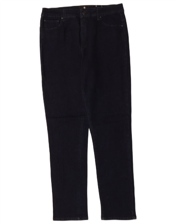 Jeans JIGSAW feminino slim UK 14 grande W32 L31 azul marinho