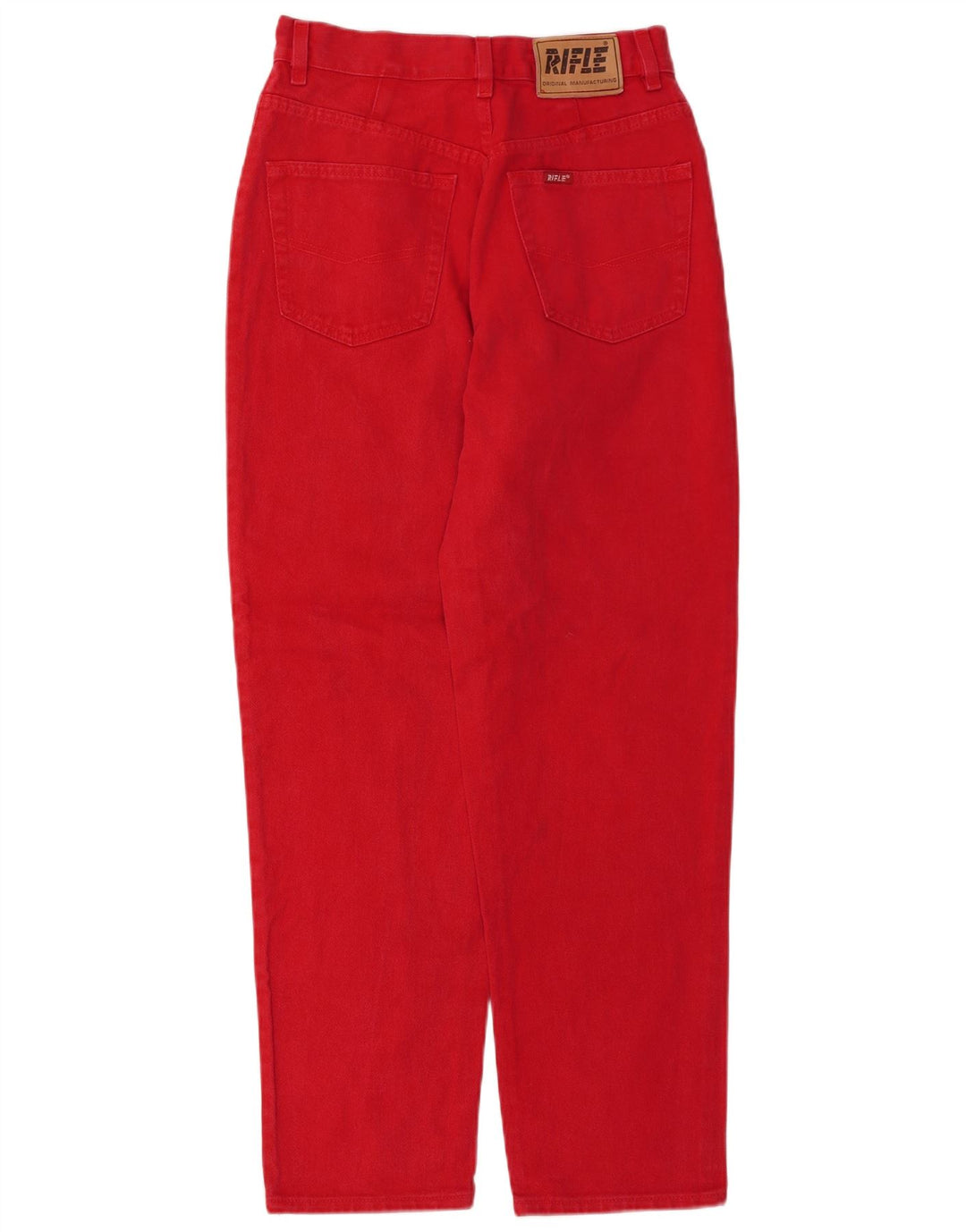 RIFLE Jeans Cônicos Femininos W31 L30 Algodão Vermelho