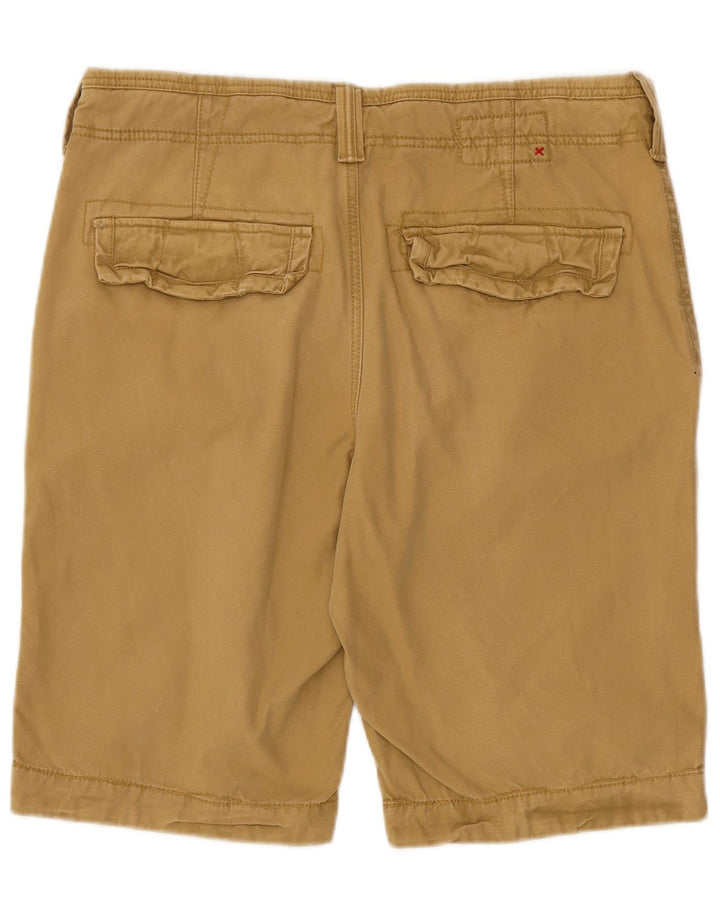 FAT FACE Mens Chino Shorts W34 Grande Algodão Bege