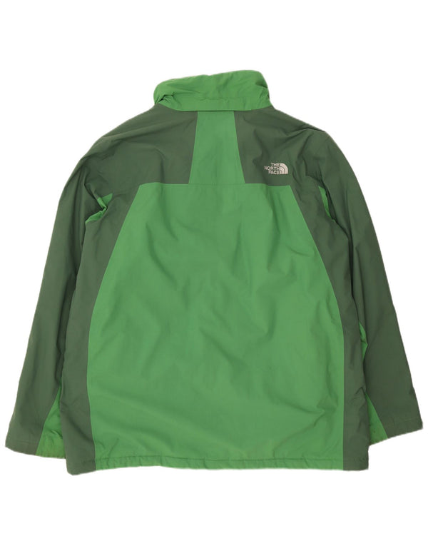 Jaqueta corta-vento masculina The North Face UK 42 XL verde colorblock nylon