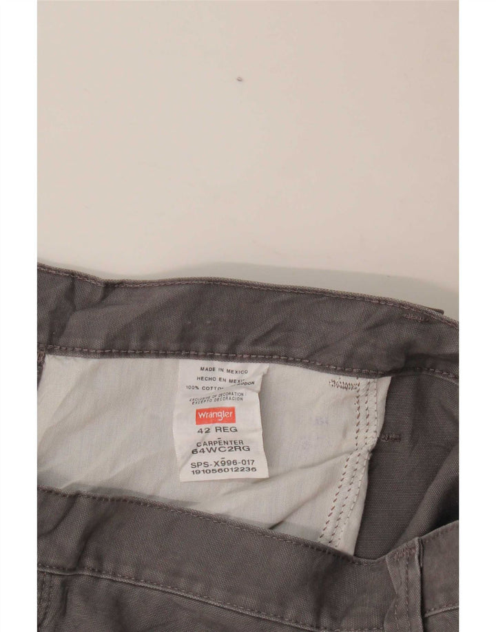 Shorts cargo masculino Wrangler W42 2XL algodão cinza
