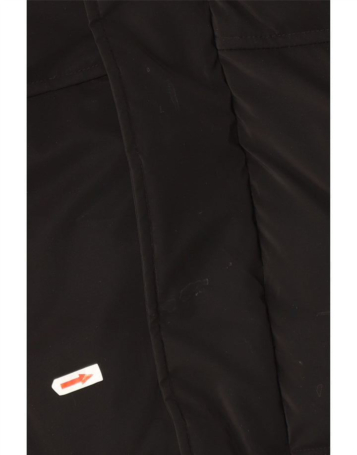 Casaco acolchoado com capuz masculino Zara UK 38 médio preto