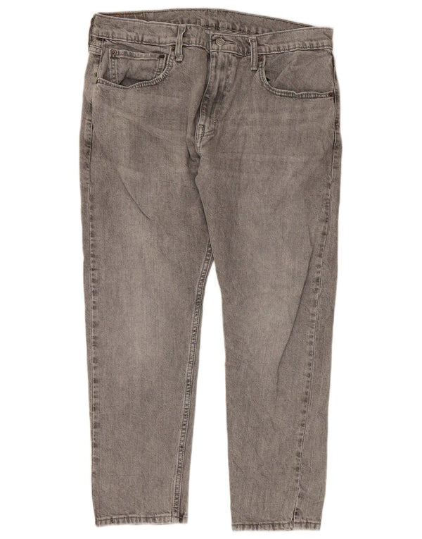 Calça jeans masculina Levi's 512 Slim Tapered W36 L29 cinza algodão