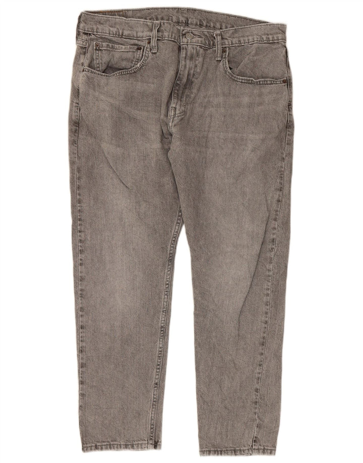 Calça jeans masculina Levi's 512 Slim Tapered W36 L29 cinza algodão