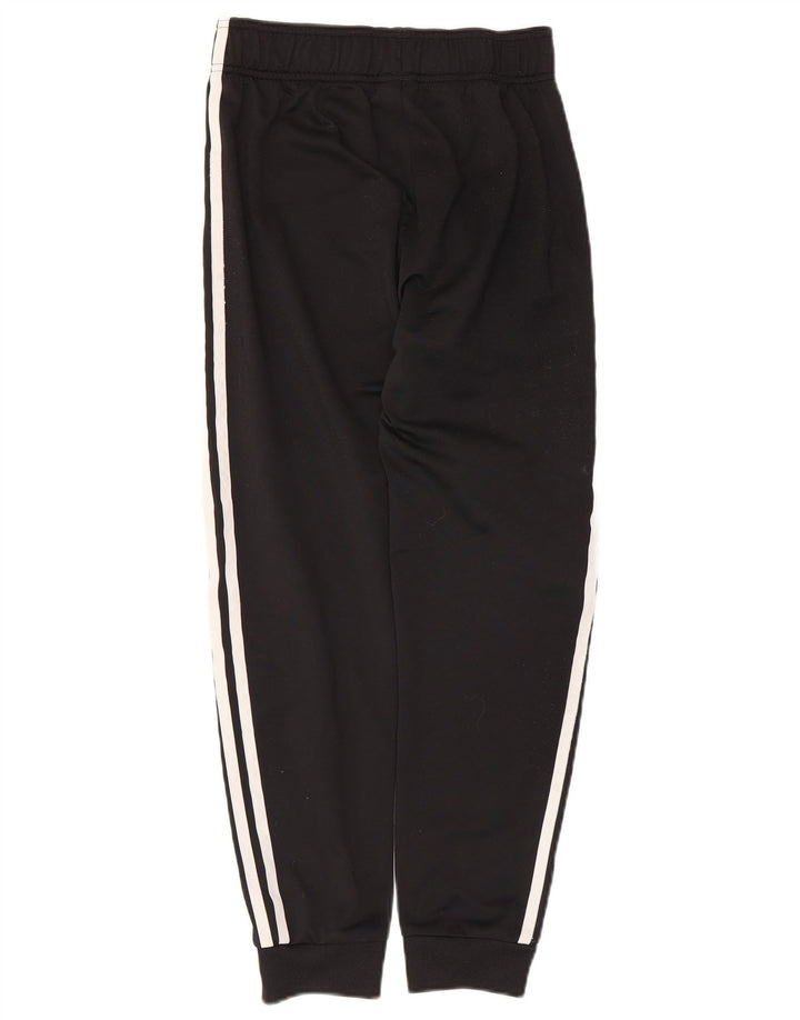 Adidas meninos calças de treino joggers 11-12 anos preto poliéster