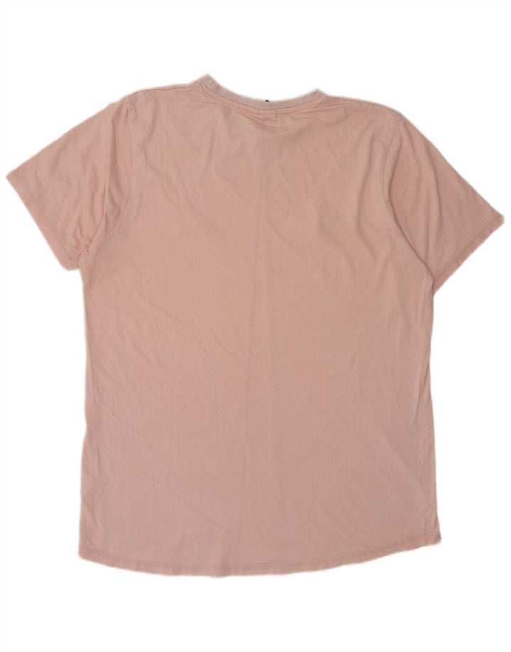 Camiseta masculina Ellesse Top XL algodão rosa