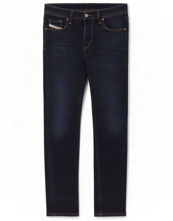 Diesel Mens Slim Jeans W30 L30 Azul Marinho Algodão