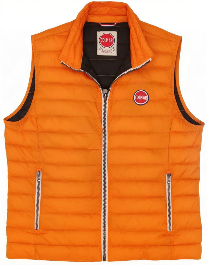 Colete acolchoado masculino Colmar IT 54 grande laranja