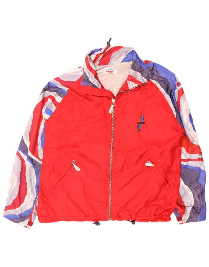 Jaqueta masculina de agasalho ODLO XL vermelho colorblock