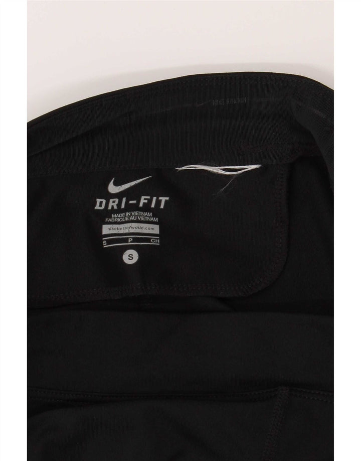 Leggings Nike Dri Fit Feminina UK 10 Pequenas Pretas