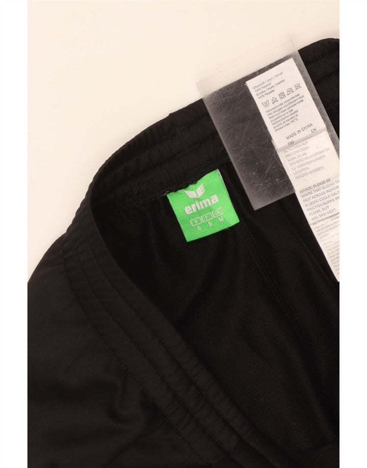 Calça de treino masculina Erima poliéster preto médio