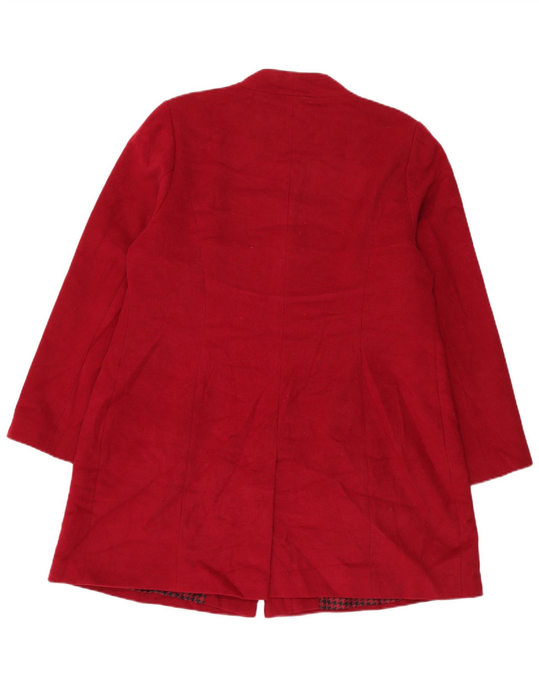 Sobretudo feminino Marks & Spencer UK 18 XL poliéster vermelho