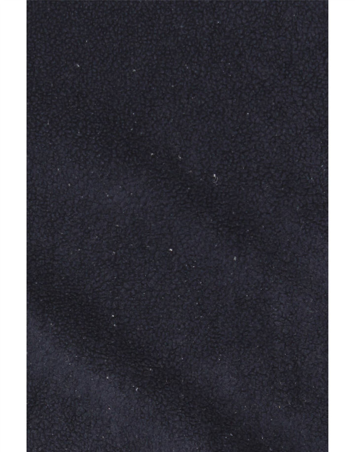 Suéter masculino Kappa de lã com zíper e gola média azul marinho poliéster esportivo