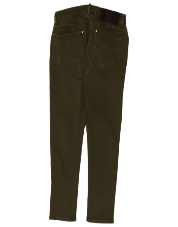 Zara Mens Skinny Jeans EU 38 Pequeno W30 L28 Algodão Verde