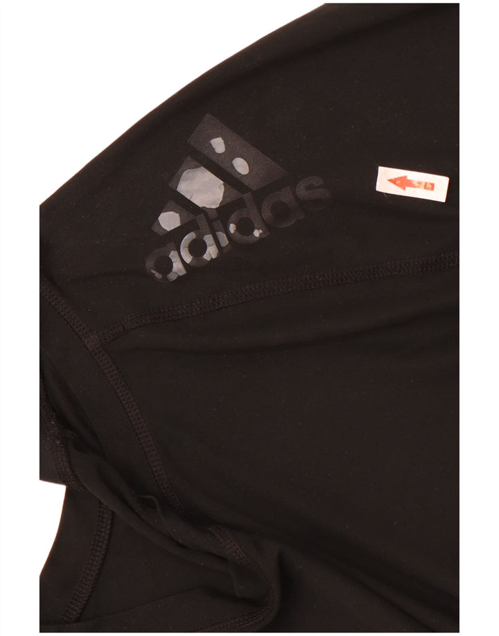 Adidas Mulher Climacool Top Manga Longa Reino Unido 14 Grande Preto