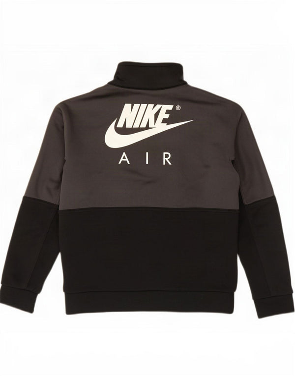 Moletom gráfico Nike Boys Jumper 8-9 anos pequeno preto colorblock
