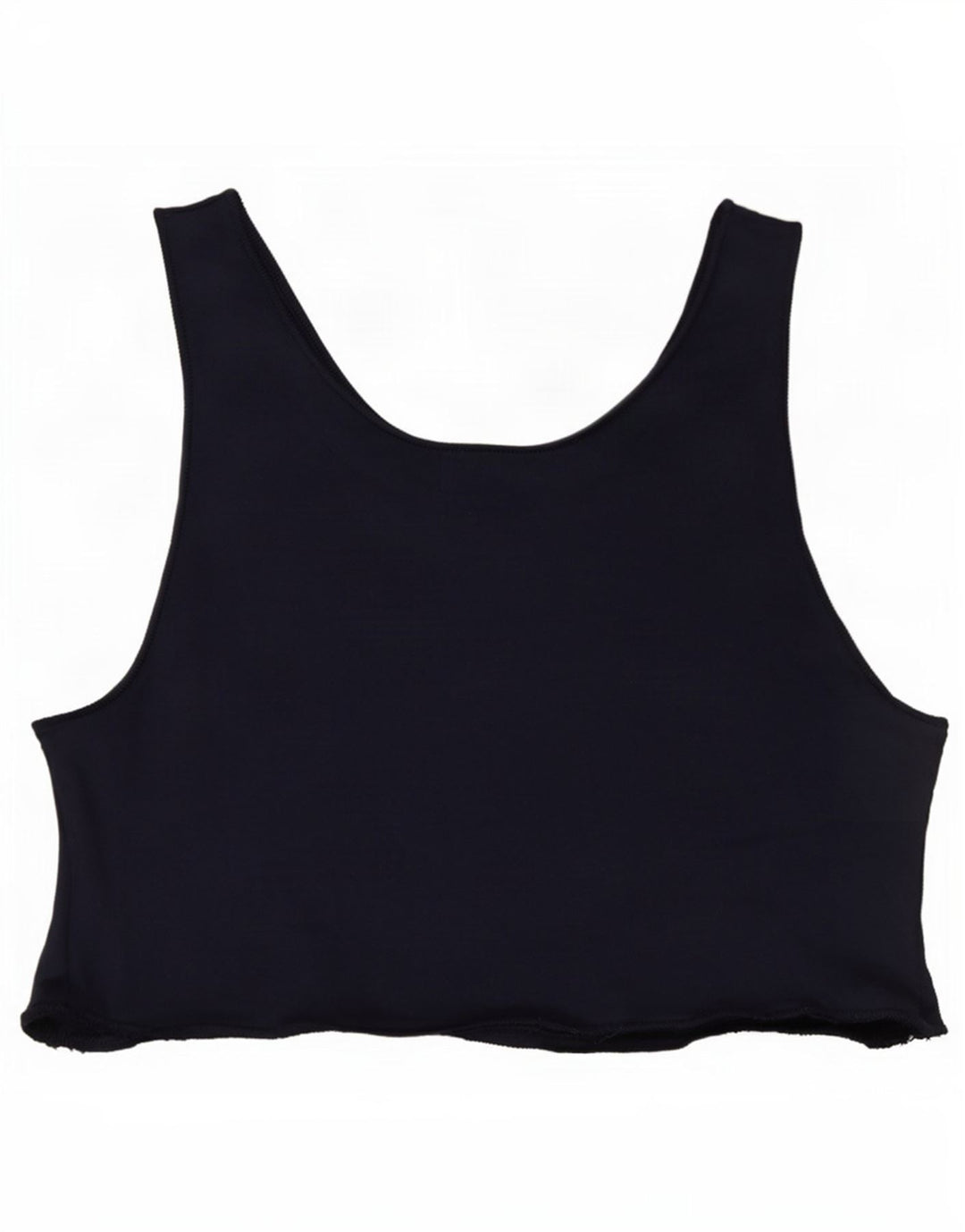 Top colete feminino vintage UK 14 algodão azul marinho médio