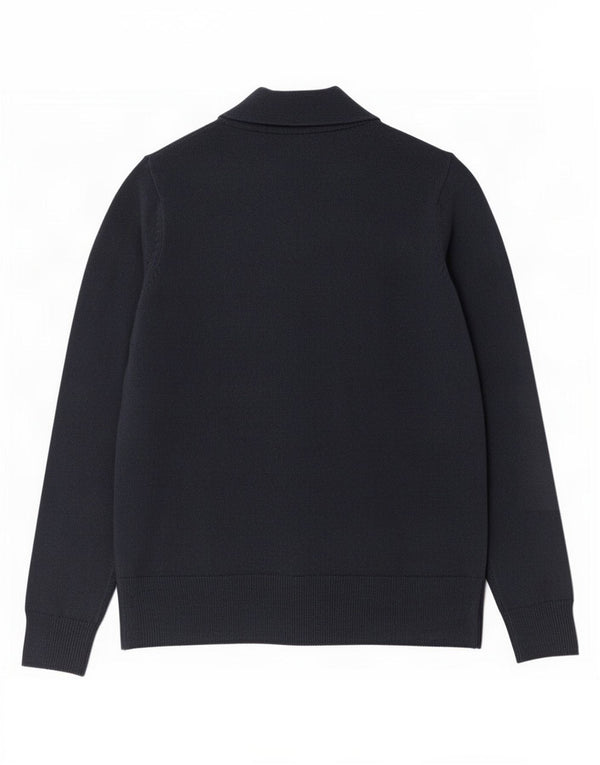 Suéter cardigã aberto feminino Marks & Spencer Reino Unido 10 pequeno azul marinho acrílico