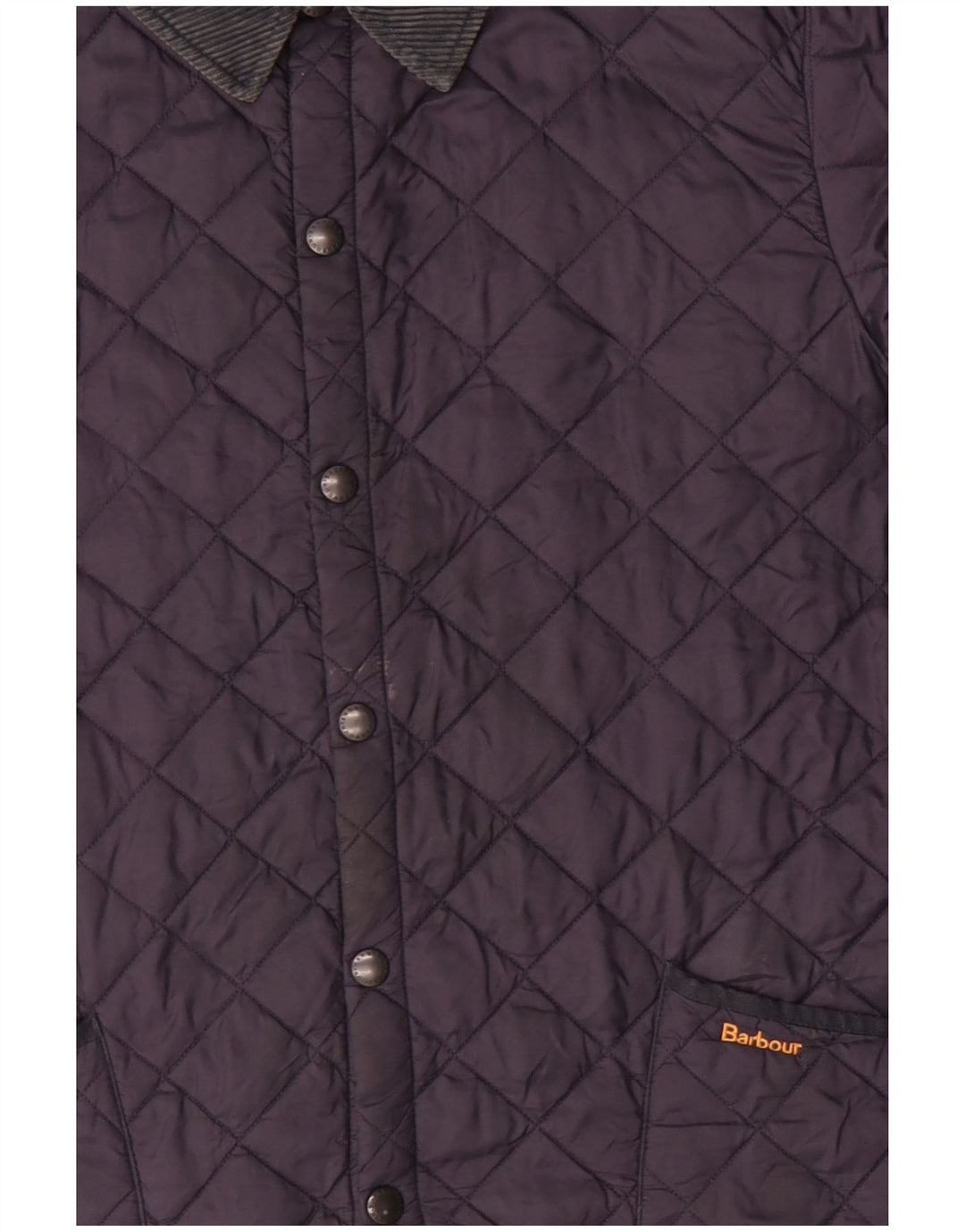 Jaqueta acolchoada masculina Barbour UK 44 2XL poliéster azul marinho