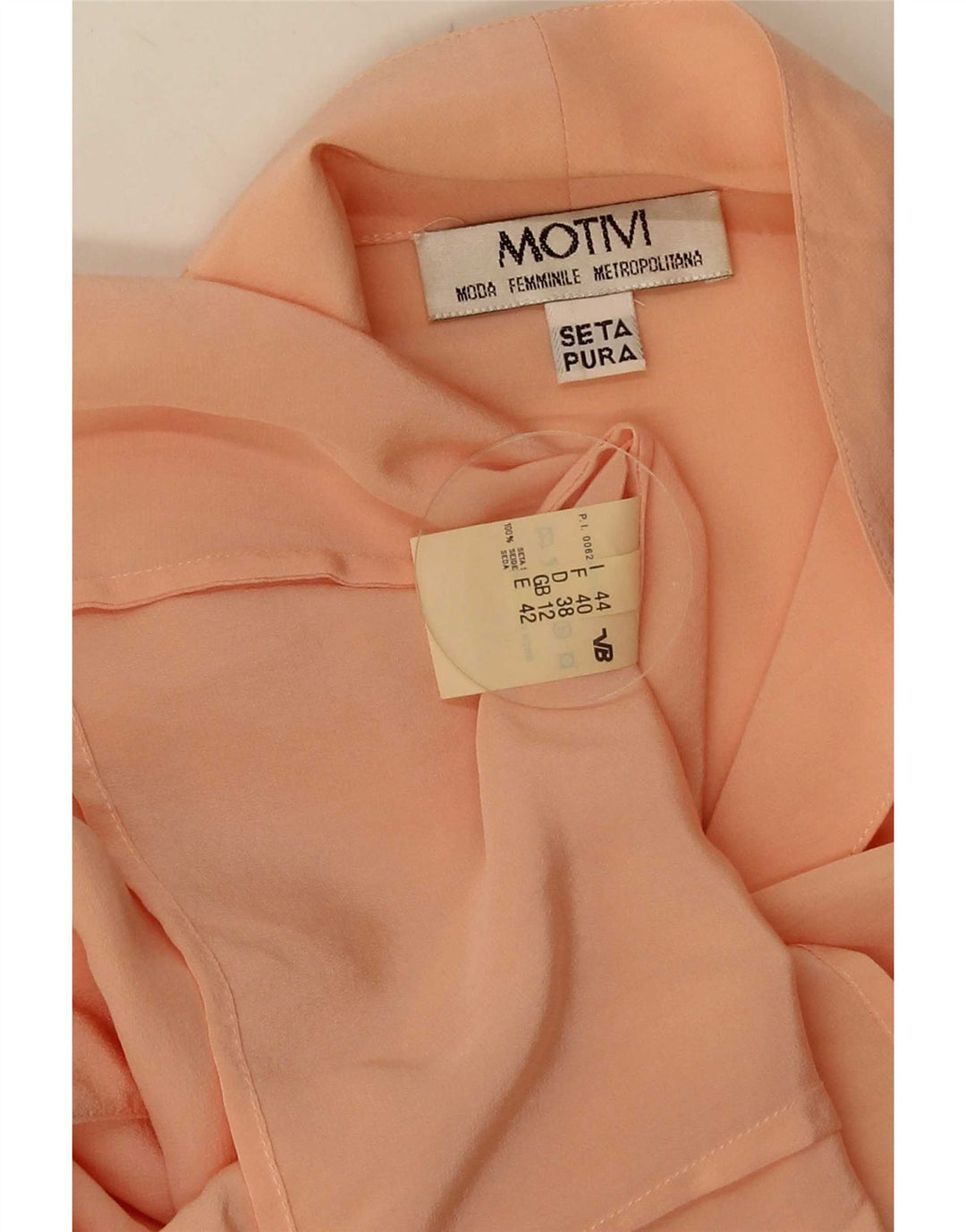 Blusa feminina MOTIVI Reino Unido 12 seda rosa médio