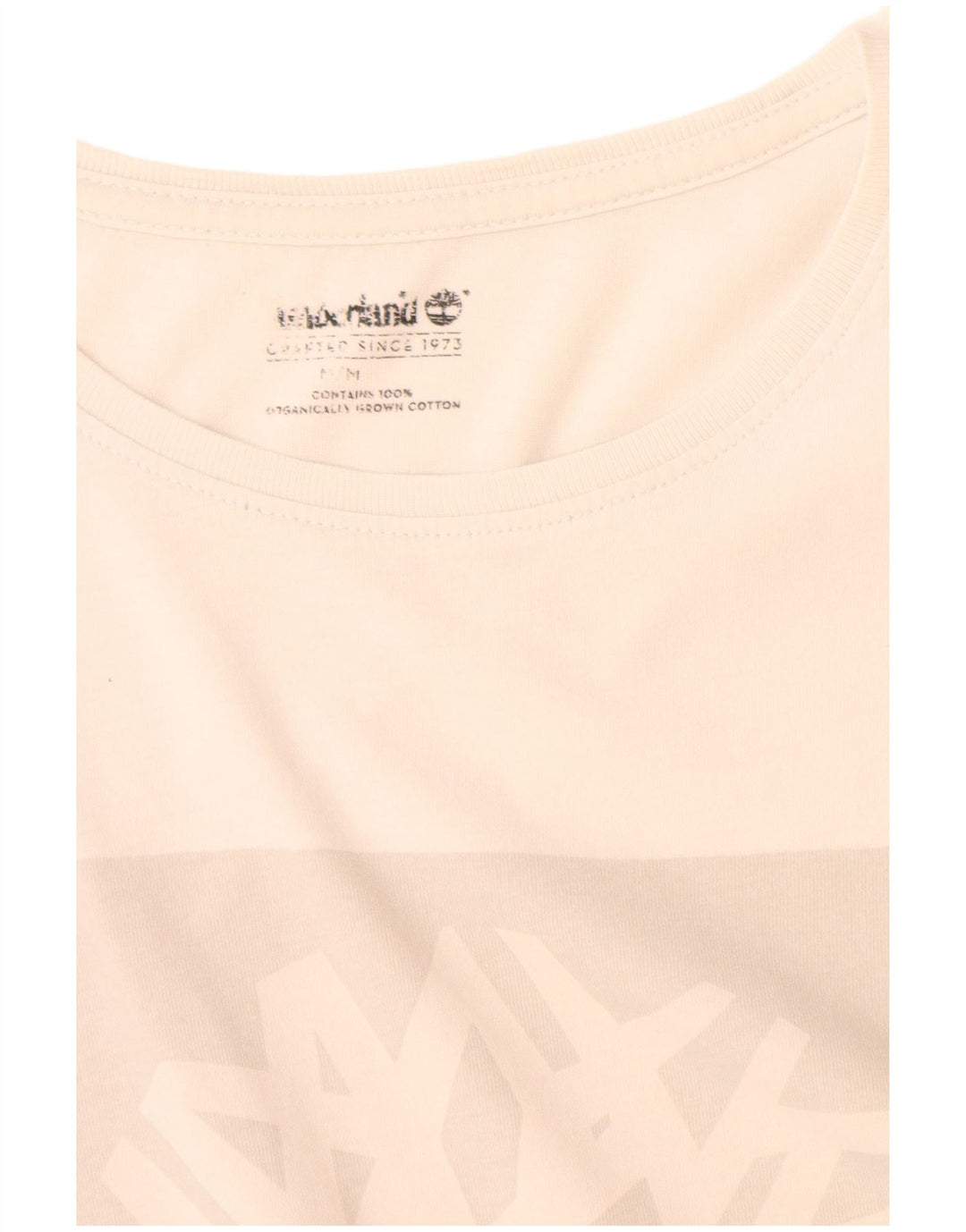 Camiseta masculina Timberland Graphic Top médio algodão branco