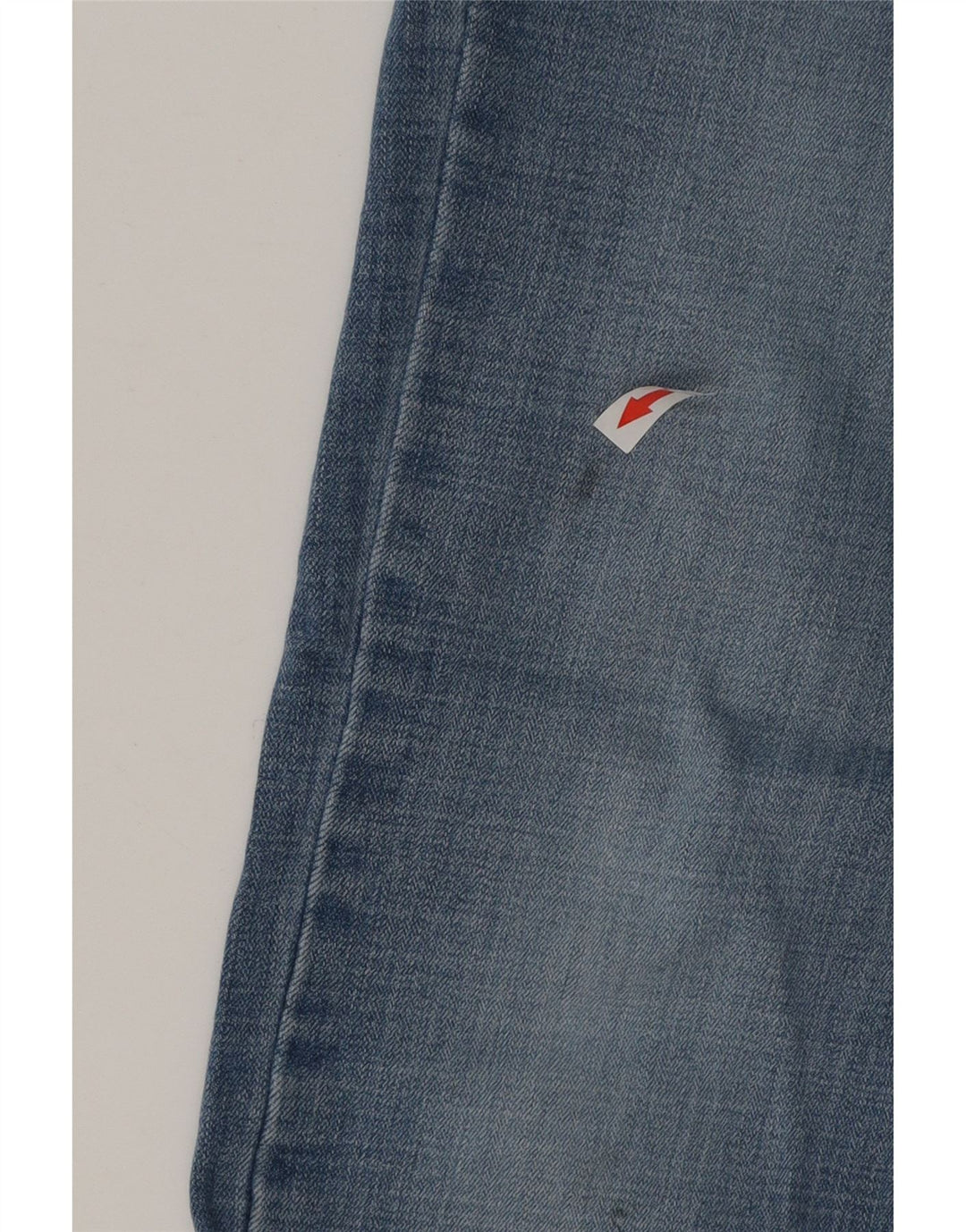 Jeans feminino clássico reto LEVI'S US 4 pequeno W27 L30 algodão azul